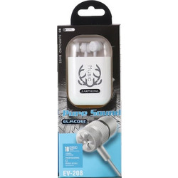 Elmcoei EV-208 Handsfree In-Ear 3.5mm White