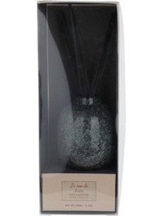 Αρωματικό χώρου με 6 sticks 100ml, σε γυάλινο βαζάκι, 10x10x28 cm Soft Lavender - Aria Trade