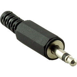 3.5 mm Jack Male Mono Βύσμα Πλαστικό με 2 Επαφές