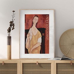 Portrait of Lunia Czechowska with a Fan - Αφίσες - Poster - Walls