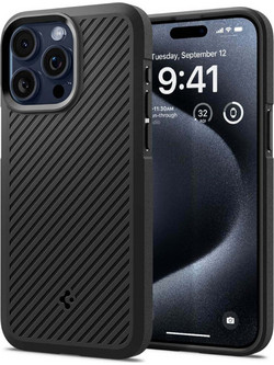 Spigen Core Armor Back Cover Matte Black (iPhone 15 Pro)