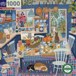 Puzzle eeBoo Blue Kitchen 1000 Κομμάτια