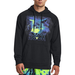 Under Armour Project Rock Heavyweight Terry Hoodie Ανδρικό Αθλητικό Φούτερ με Κουκούλα Μαύρο 1380152-001