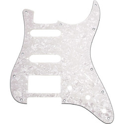GMi Strat Pickguard S/S/H - 3-ply - White Pearl