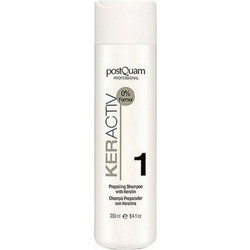 PostQuam Keractiv Preparing Keratin Σαμπουάν Κερατίνης για Επανόρθωση για Ταλαιπωρημένα Μαλλιά 250ml
