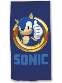 Aymax Sonic Παιδική Πετσέτα Θαλάσσης Μπλε 70x140cm 009SNC-BT