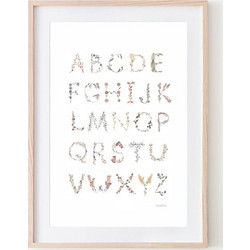 Παιδική αφίσα Medium Alphabet 30x42cm - Mushie