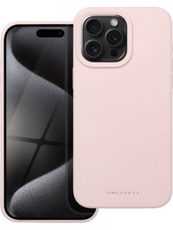 Roar Cloud-Skin Back Cover Light Pink (iPhone 15 Pro)