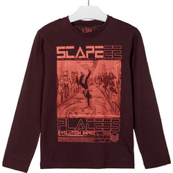 Losan Παιδικό T-Shirt Μακρυμάνικο Μπορντό 22F-1200AL