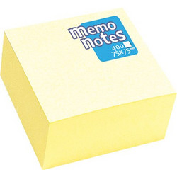 Αυτοκόλλητα χαρτάκια Memmo κίτρινα Φ.400