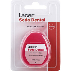 Lacer Triclosan Κερωμένο Οδοντικό Νήμα 50m