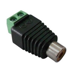 Βύσμα RCA θηλυκό με κλέμμα 2pin 1.4.29