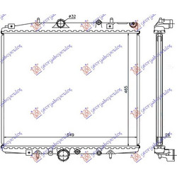 Ψυγειο 2,0i-16V-2,0-2,2 Jtd (46,5x56,3x2 Lancia Phedra 02-10 - 460906310