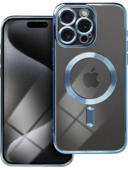 Θήκη κινητού Forcell Electro Mag Cover Compatible with MagSafe for iPhone 15 Pro Blue