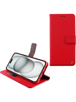 VOLTE-TEL ALLURE ΘΗΚΗ IPHONE 15 PLUS 6.7in MAGNET BOOK STAND CLIP RED