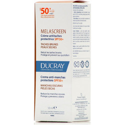 Ducray Melascreen Protective Anti-Spots Αντηλιακή Κρέμα Προσώπου Κατά των Πανάδων SPF50 50ml