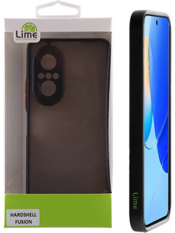 Lime Successories Lime Θηκη Huawei Nova 9 Se 6.78'' Hardshell Fusion Full Camera Protection Black With Red KEYS