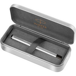 Parker Πένα Vector Steel CT Σε Μεταλλική Κασετίνα