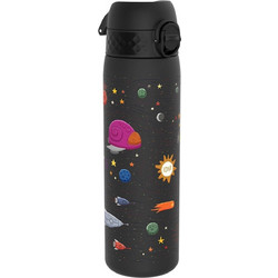 Ion8 Spaceships Παιδικό Μπουκάλι Πλαστικό BPA Free Μαύρο 500ml