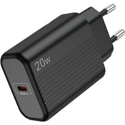 Lamtech Φορτιστής Χωρίς Καλώδιο με Θύρα USB-C 20W Power Delivery Black LAM112716