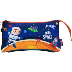 Must Journey Into Space Κασετίνα με 3 Θήκες Μπλε 000585090