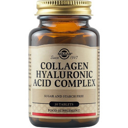 Solgar Collagen Hyaluronic Acid Complex με Βιταμίνη C 30 Ταμπλέτες