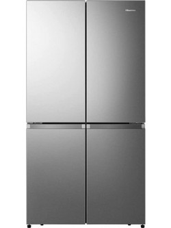 Hisense RQ758N4SBSE Ψυγείο Ντουλάπα 609lt Full No Frost Υ178.5xΠ91.2xΒ72.5cm Inox