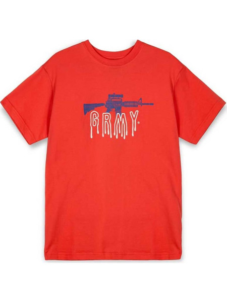 GRIMEY T-Shirts BACK AT YOU REGULAR TEE - ΚΟΚΚΙΝΟ