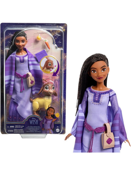 Mattel Disney Wish Asha Of Rosas & Φίλος