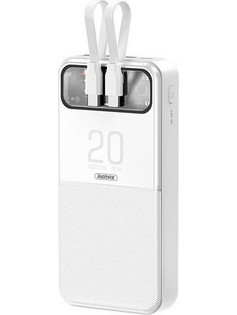 Remax RPP-620 Power Bank 20000mAh με Θύρα USB-A Power Delivery White