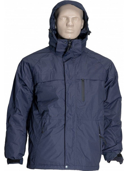 Τζάκετ 3 Σε 1 Αδιάβροχο Με Επένδυση Fleece Μπλε Armymania