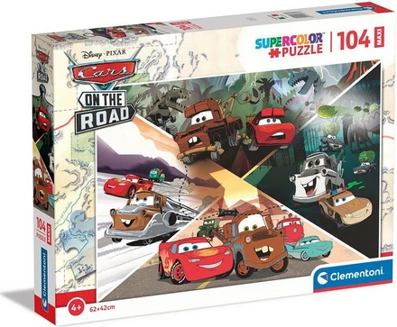 Clementoni Super Color Disney Cars On The Road 104pcs | BestPrice.gr