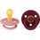 BIBS Colour Πιπίλες Καουτσούκ 6m+ Dusty Pink Elderberry 2τμχ
