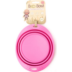 Beco Pets BECO TRAVEL BOWL PINK-LARGE