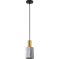 Home Lighting Κρεμαστό Φωτιστικό Οροφής Μονόφωτο E27 Χρυσό SE21-GM-4-GL1 77-8574