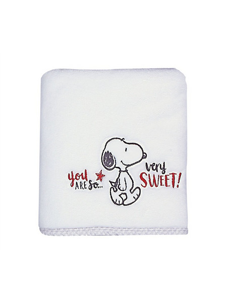 Nef-Nef Sweet Snoopy Κουβέρτα Κούνιας Fleece White 110x150cm