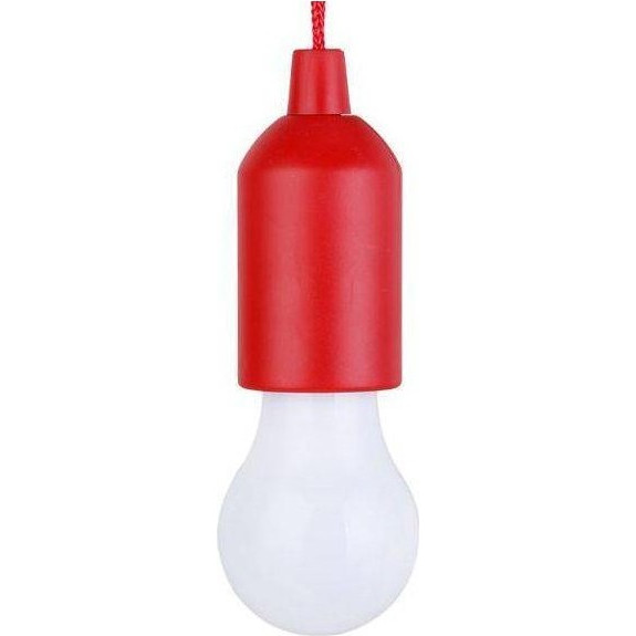 Λάμπα LED μπαταρίας με κορδόνι κόκκινη