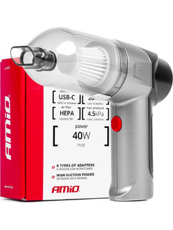 AMiO 03692/AM Επαναφορτιζόμενο Σκουπάκι Χειρός 7.4V