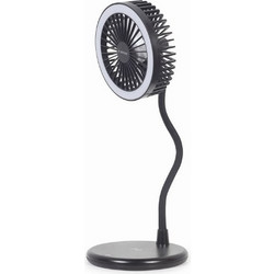 GEMBIRD DESKTOP FAN WITH LED LAMP AND WIRELESS CHARGER TA-WPC10-LEDFAN-01