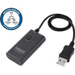 Inakustik 00415009 Premium Bluetooth Audio Transmitter & Splitter