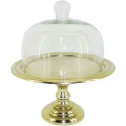 BRILLER ΚΟΥΠ ΑΛΟΥΜΙΝΙΟ ΓΥΑΛΙ ΧΡΥΣΟ D23xH27cm c440874