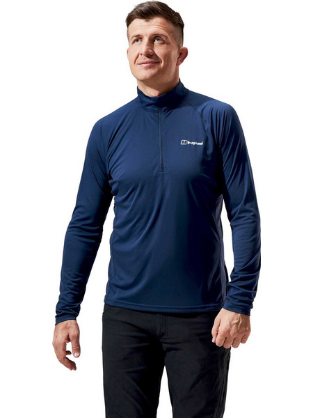 BERGHAUS Μακρυμάνικη Μπλούζα M TRAILBLAZE LS HZ TECH TEE BLUE άνδρες