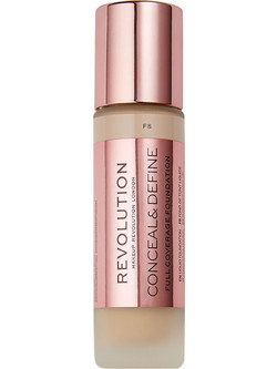 Makeup Revolution Conceal & Define Full Coverage F8 Liquid Foundation 23ml