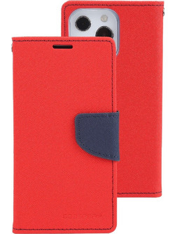 Mercury Fancy Diary Book Red / Blue (iPhone 13 Pro)