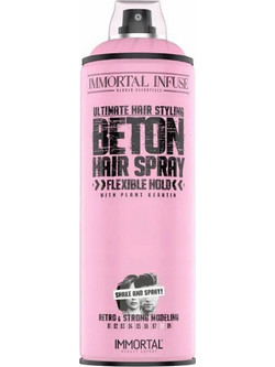 Immortal Infuse Beton Pink Power Λακ Μαλλιών για Λάμψη 500ml