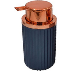 Πλαστικό dispenser 500ml EMI ιδανικό για κρεμοσάπουνα και αντισηπτικά σε χρώμα μπλε με χρυσό