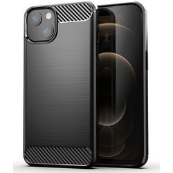 Powertech Carbon Back Cover Black (iPhone 13 mini)
