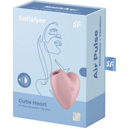 Satisfyer Cuties Heart Κλειτοριδικός Δονητής Ροζ