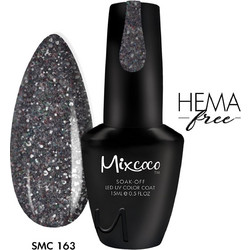 Mixcoco SMC 163 Glitter Ημιμόνιμο Βερνίκι Νυχιών 15ml