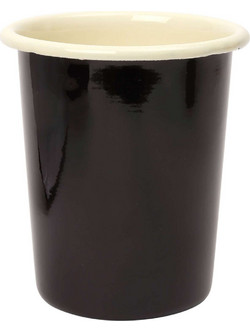 Ποτήρι εμαγιέ μαύρο 440 ml